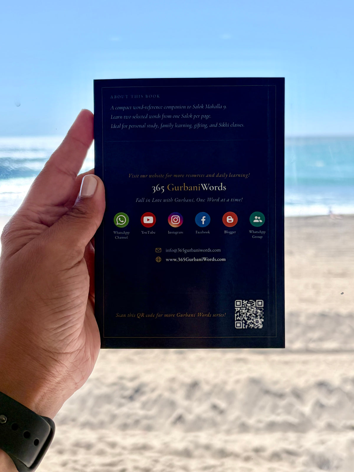 Salok Mahalla 9 WordBook | A6 Paperback Pocketbook | Sri Guru Tegh Bahadur Sahib Ji | 57 Saloks | 114 Word Meanings | 365GurbaniWords