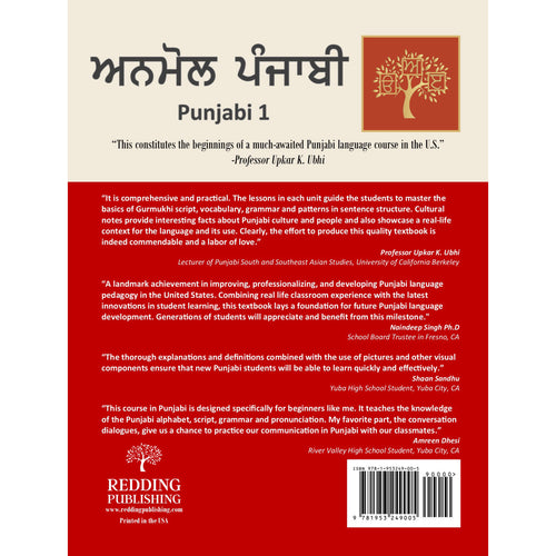 Anmol Punjabi: Punjabi 1 Textbook image 1
