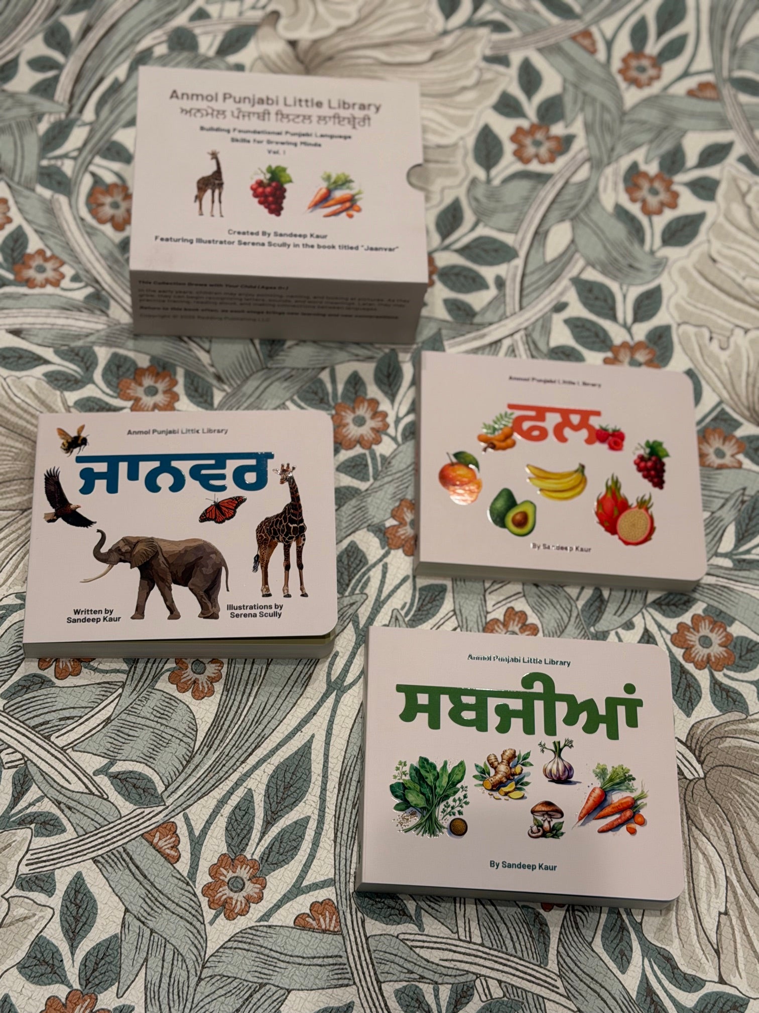 Board Book Set - Fal (Fruits), Sabjiyan (Vegetables), Jaanvar (Animals) image 1