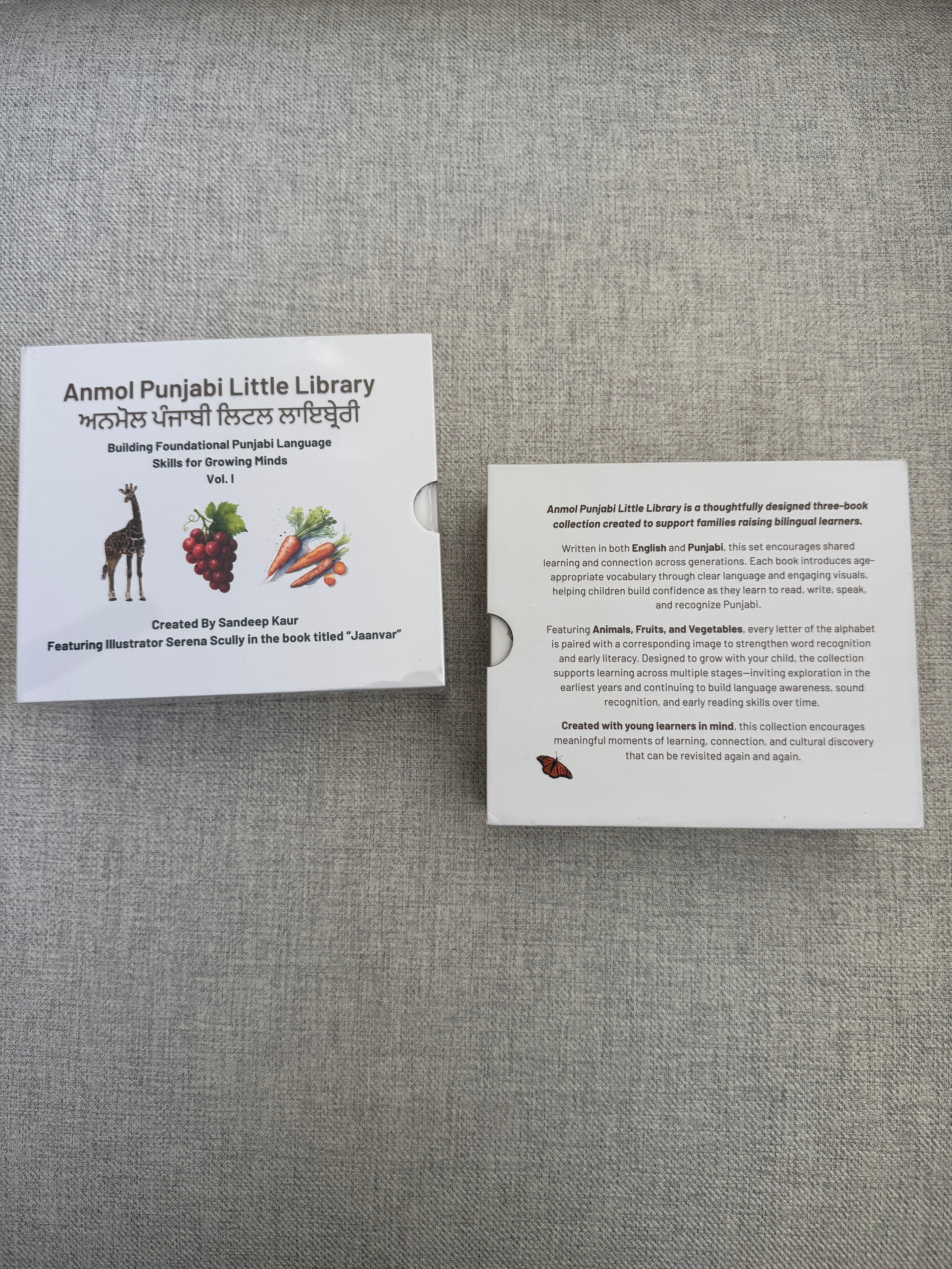 Bundle for 2 Punjabi Board Book Gift Sets | Fal, Sabjiyan & Jaanvar Books